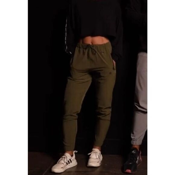 Flag Nor Fail NWT Unisex Everyday Jogger Pants in Olive Green Size Small - Picture 5 of 5